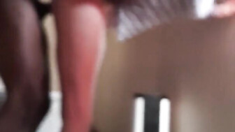 Taking big black cock