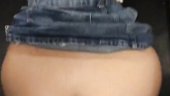 Public sex in an elevator