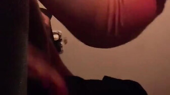 Slutty girl takes black cock