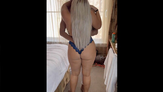 Curvy cuckold blonde having fun with younger BBC lover