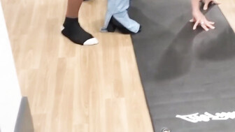 Cuckold white babe fucks bbc before her training