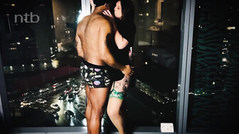 Sexy white babe gets fucked and creamed by hung black lover