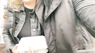 Hung black stud cums inside that bald white pussy