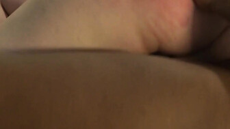 Hung black stud cums inside that tight white pussy