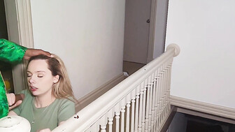 White slut cheats on her bf in an airbnb