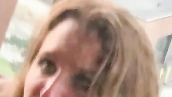 Husband records wife with BBC on balcony