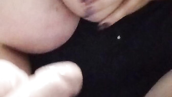 My huge tits wife masturbate until she squirt