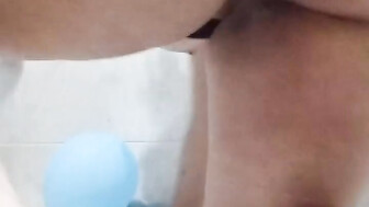 My huge tits wife masturbate until she squirt