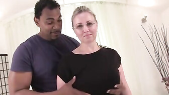 Mature slut gets a good fucking from well hung stud