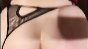 Sexy thick blonde red skirt BBC backshots