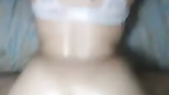 Olive oil on her bubble butt makes good video