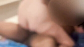 Grandma Riding Young Black Cock