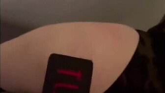 Spanked her with a slut paddle BBC