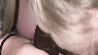 Skinny white gf begged BBC for creampie