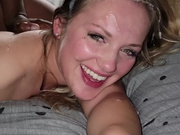 White honey was holding hubby's hand while taking BBC