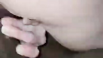 Husband films wife riding BBC