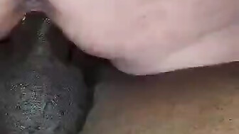 Husband films wife riding BBC