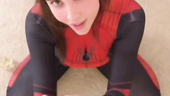 Beautiful girl sucking bf