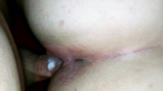 Sarah cums on daddys dick