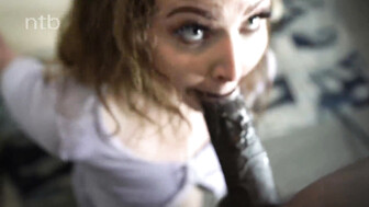 Sexy MILF greets her lover passionately and ends up with a great facial