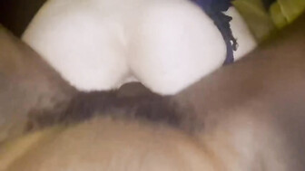 Pussy rides black dick