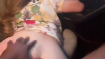 Big juicy booty girl takes huge black cock