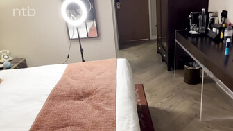 Blond wife takes two uncut cocks bareback in her bald pussy