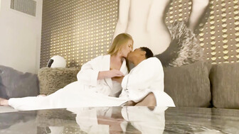 Beautiful white slut gets fuck by young BBC