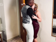 Blonde hotwife picked up a BBC stud for her to fuck in front of her husband