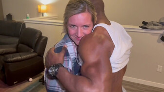 Hotwife invites BBC bull over late night