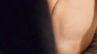 Busty blonde tag teaming with BBC and white cock