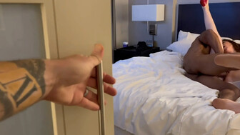 Cuck hubby watches his wife and big black lover