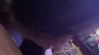 Sloppy blowjob she loves it