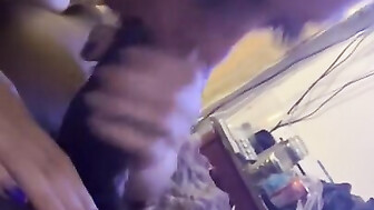 Sloppy blowjob she loves it