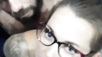 Cuckold wife and hubby sucks BBC