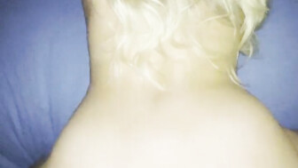 Blonde hotwife twerking her Big Booty on BBC