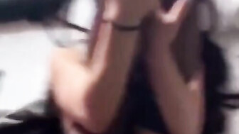 Black cock fucks tight pussy