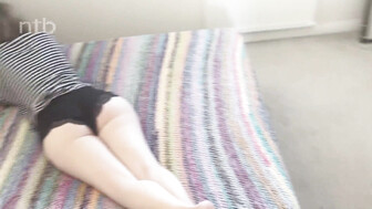 Hubby is a horny helper and his wife is thankful for that