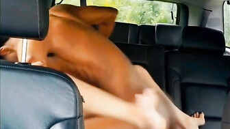 BBC and hot blonde in the car