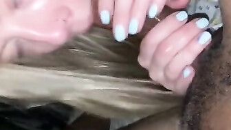 Cheating girlfriend worships BBC