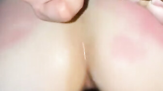 Slutty snowbunny getting railed