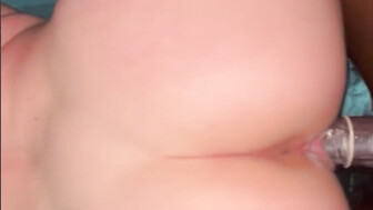 White teen creams on bbc