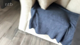 Fit blond white mom swallows her hung lover's creampie