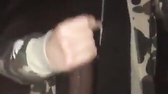 Cute White Girl Sucks off BBC late night after the party