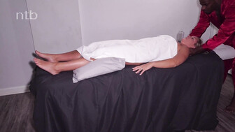 The ultimate deep massage for a blonde hotwife