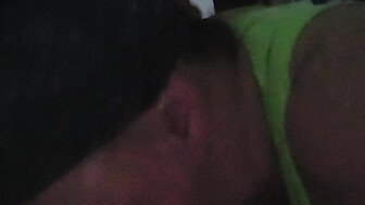 Hot sexy wife sucks her hot black hubby