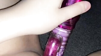 Teen wife uses toy to masturbate