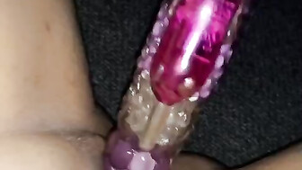 Teen wife uses toy to masturbate