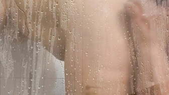 Busty babe takes real cum shower from her bwc lover