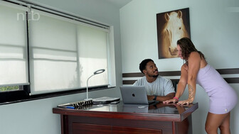 Sexy MILF with tight pussy and younger black bull